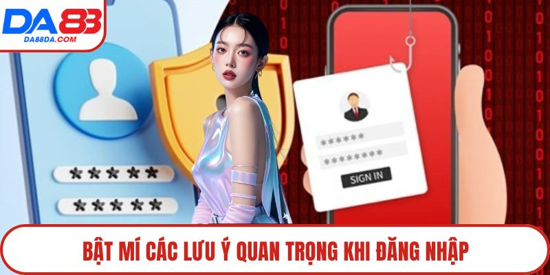 Bật mí các lưu ý quan trọng khi đăng nhập